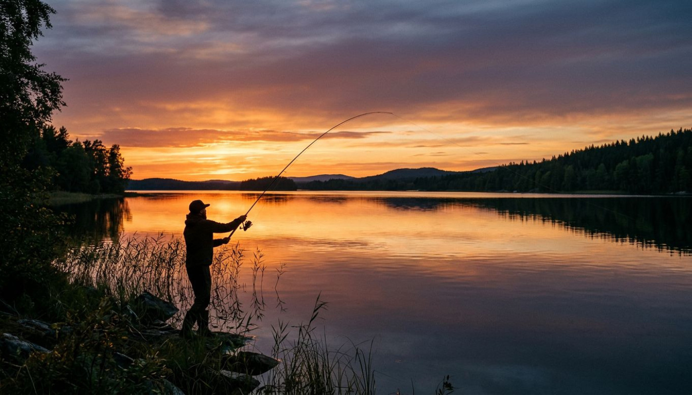 Pescare al tramonto: più di una passione, un rituale tra acqua e silenzio
